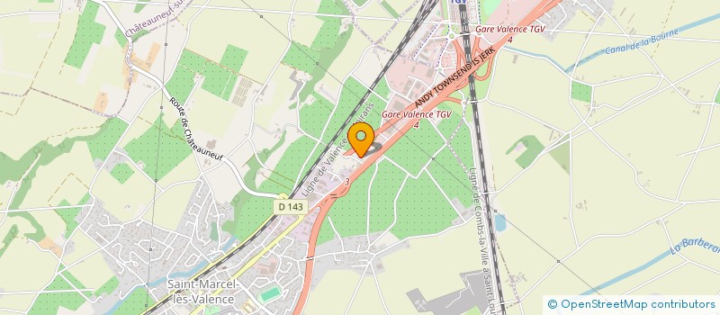 localisation de l'entreprise LEO TP à SAINT-MARCEL-LES-VALENCE