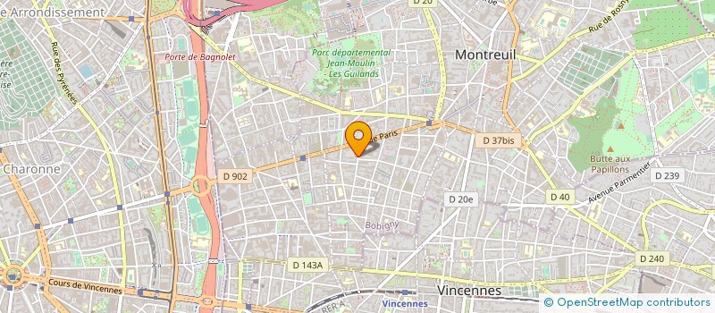 localisation de l'entreprise LEO VINCENT MUSIC à MONTREUIL