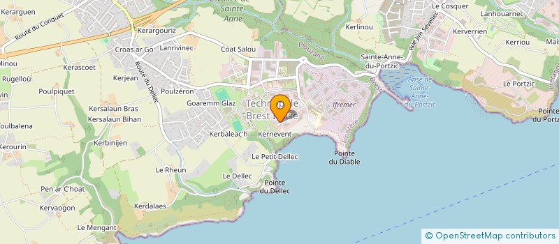 localisation de l'entreprise LEO VIRIDIS à PLOUZANE