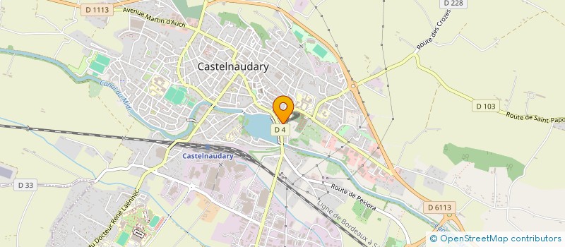 localisation de l'entreprise LEO - YAG  CASTELNAUDARY