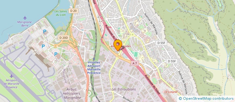 localisation de l'entreprise LEOBAR  VITROLLES