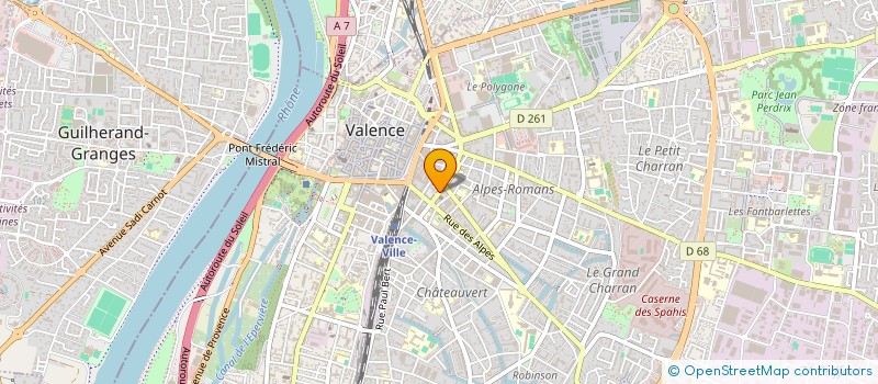 localisation de l'entreprise LEOBELMI à VALENCE