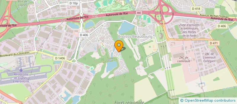 localisation de l'entreprise LEOCANEUVE  CROISSY-BEAUBOURG