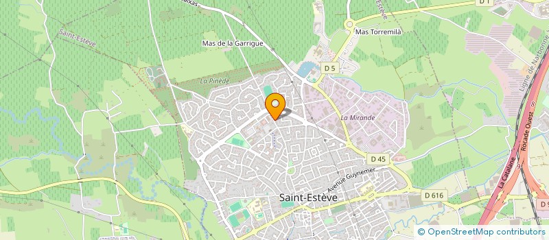 localisation de l'entreprise LEOCARO à SAINT-ESTEVE