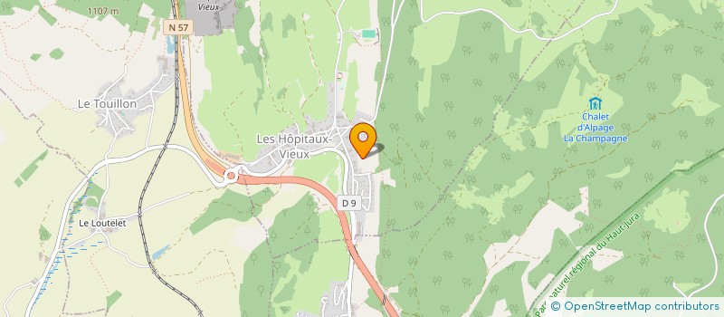 localisation de l'entreprise LEOCATERRE  LES HOPITAUX-VIEUX