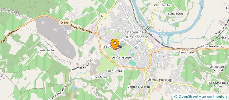localisation de l'entreprise LEOCATION  CHATEAUNEUF-SUR-CHARENTE