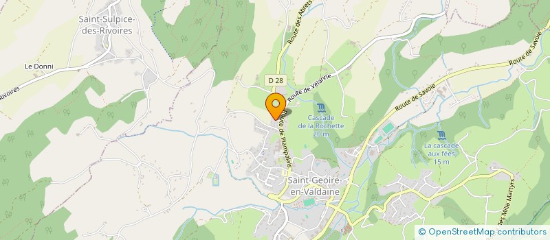 localisation de l'entreprise LEOCEANE  SAINT-GEOIRE-EN-VALDAINE