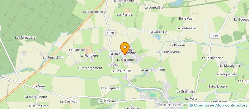 localisation de l'entreprise LEOCHAP  VALLONS-DE-L'ERDRE