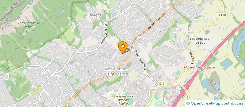 localisation de l'entreprise LEODAX  MONTBONNOT-SAINT-MARTIN