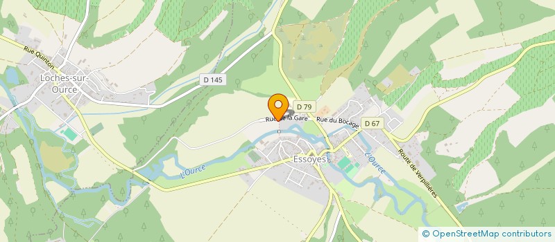 localisation de l'entreprise LEODILAU  ESSOYES