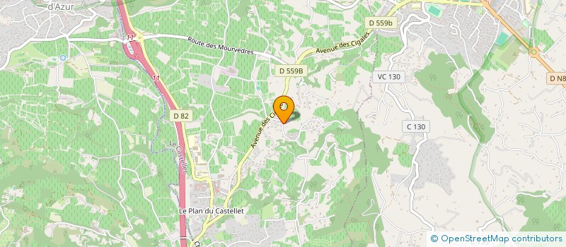 localisation de l'entreprise LEOGREG à LE CASTELLET