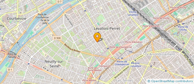 localisation de l'entreprise LEOGUSTAR SAS à LEVALLOIS-PERRET