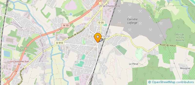 localisation de l'entreprise LEOGUSTIN  LA COURONNE