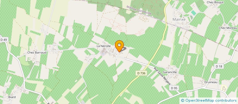 localisation de l'entreprise LEOJEANCEL  SEGONZAC