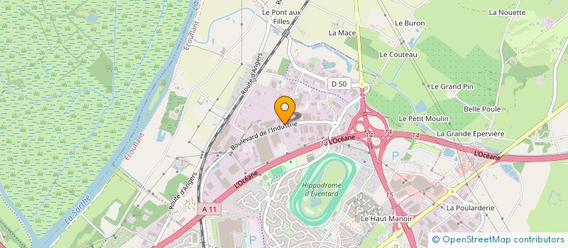 localisation de l'entreprise LEOLAB  ECOUFLANT