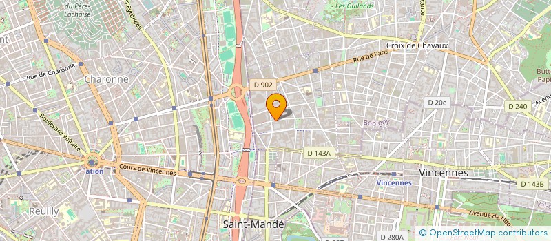 localisation de l'entreprise LEOLEBA à MONTREUIL