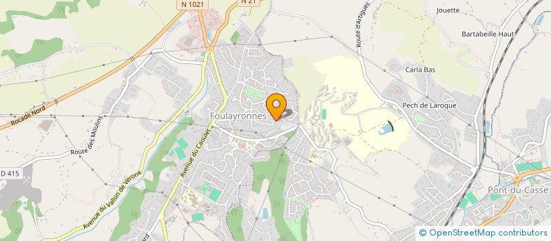 localisation de l'entreprise LEOLI 47 à FOULAYRONNES