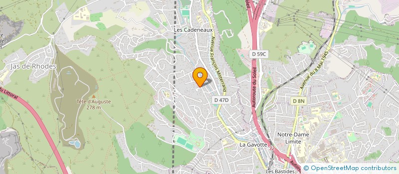 localisation de l'entreprise LEOLI INVEST à LES PENNES-MIRABEAU