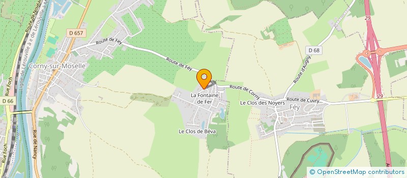 localisation de l'entreprise LEOLICE  CORNY-SUR-MOSELLE