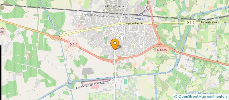 localisation de l'entreprise LEOLOUMA  VIAS