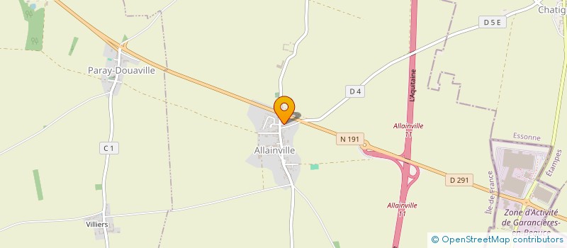 localisation de l'entreprise LEOLU  ALLAINVILLE