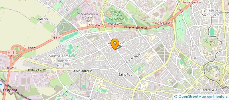localisation de l'entreprise LEOLY à CAEN