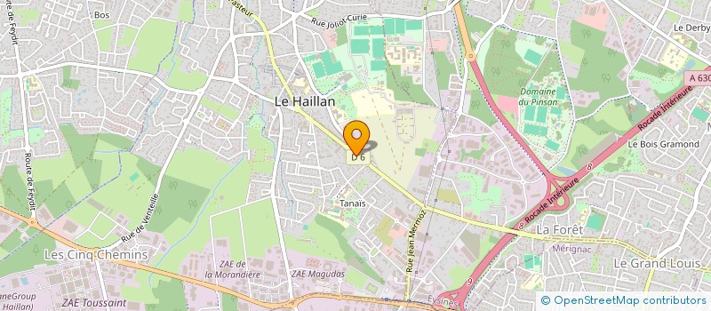 localisation de l'entreprise LEOLYL  LE HAILLAN