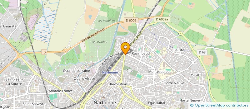 localisation de l'entreprise LEOMA  NARBONNE