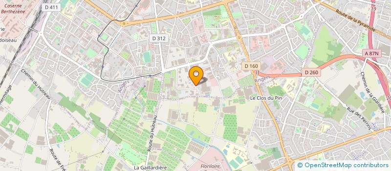 localisation de l'entreprise LEOMAG  ANGERS