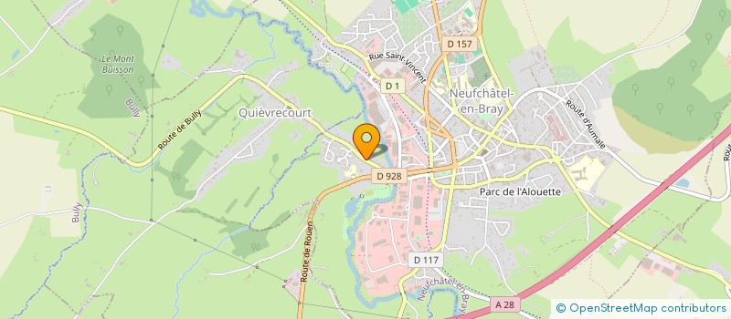 localisation de l'entreprise LEOMAHE  NEUFCHATEL-EN-BRAY