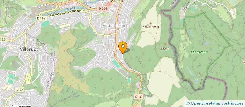 localisation de l'entreprise LEOMAJE à AUDUN-LE-TICHE