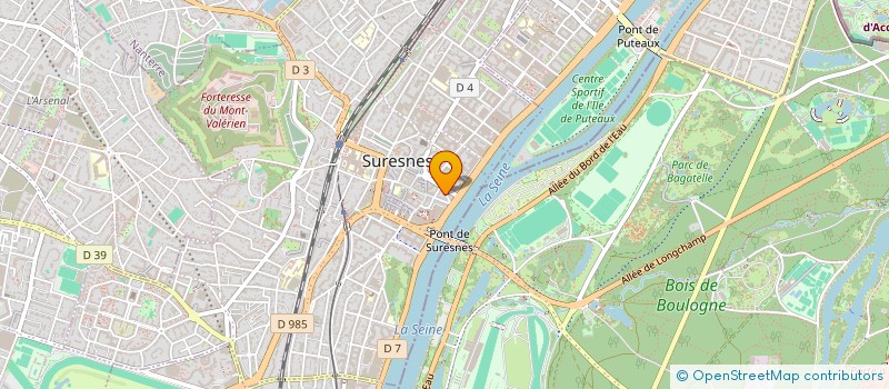 localisation de l'entreprise LEOMAR à SURESNES