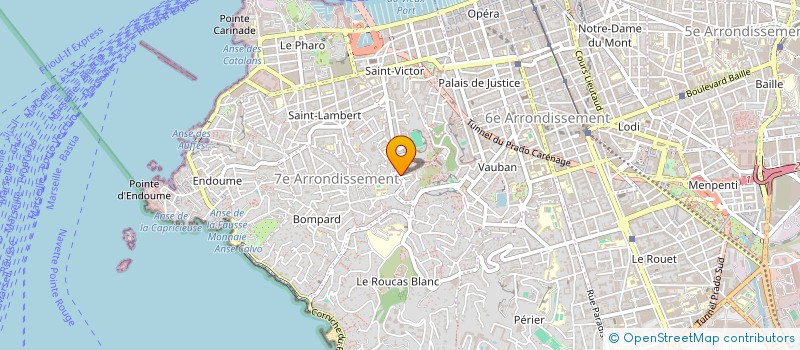localisation de l'entreprise LEOMAR à MARSEILLE
