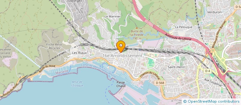 localisation de l'entreprise LEOMAR à MARSEILLE