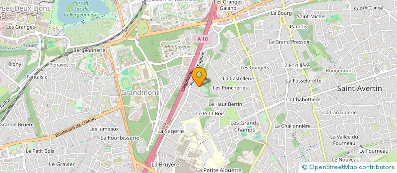 localisation de l'entreprise LEOMAR  SAINT-AVERTIN