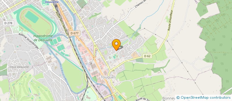 localisation de l'entreprise LEOMAR  TOUQUES