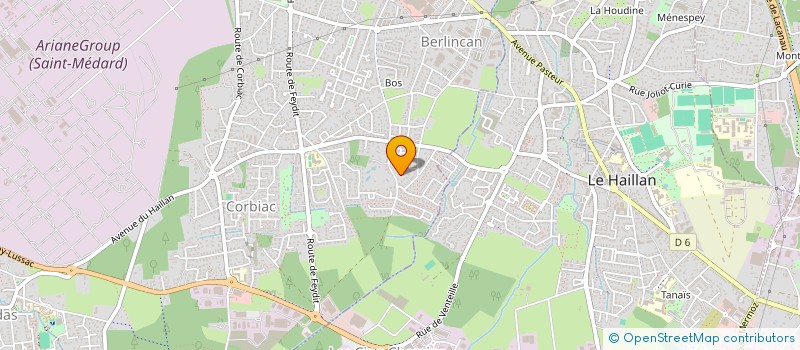 localisation de l'entreprise LEOMAT  SAINT-MEDARD-EN-JALLES