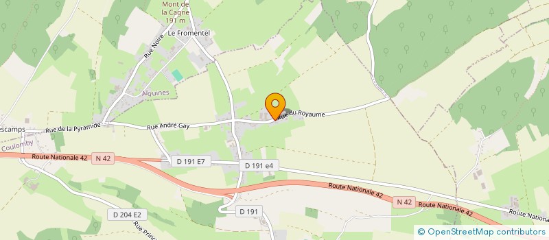 localisation de l'entreprise LEOMAX INVEST  COULOMBY