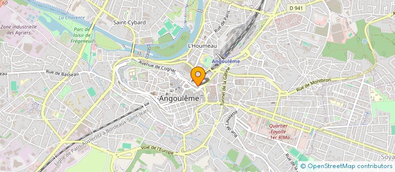 localisation de l'entreprise LEON 16-COLLECTIF DIRIG ENTREPRI CHARENTE SOUMIS à ANGOULEME