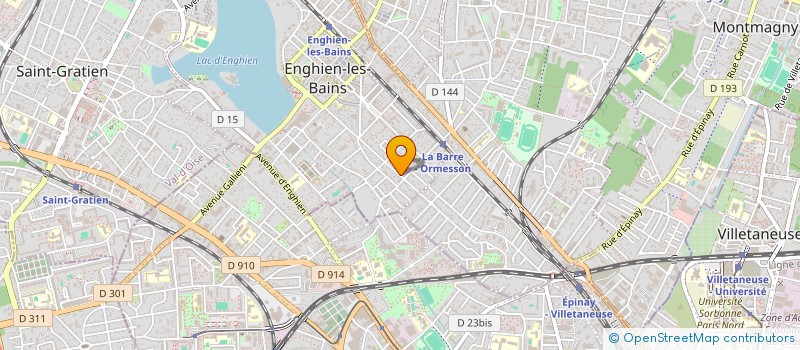 localisation de l'entreprise LEON à ENGHIEN-LES-BAINS