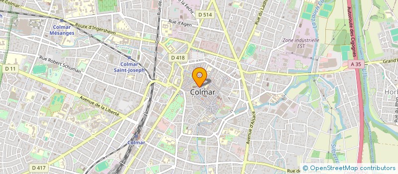 localisation de l'entreprise LEON  COLMAR