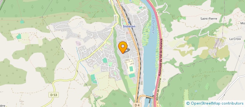 localisation de l'entreprise LEON  SISTERON