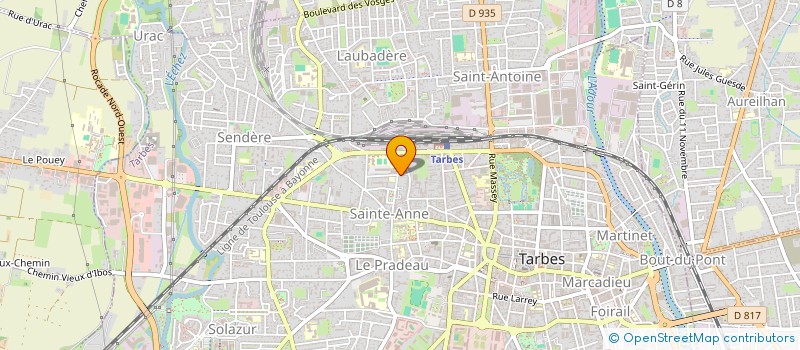 localisation de l'entreprise LEON  TARBES