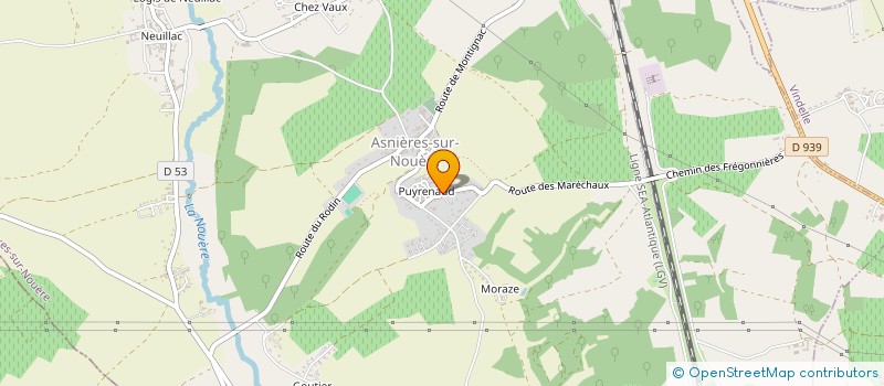 localisation de l'entreprise LEON à ANGOULEME