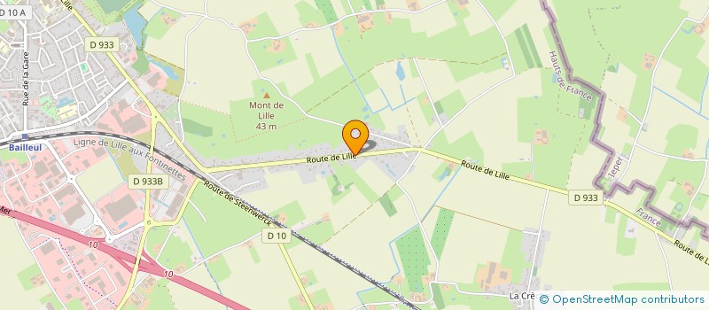 localisation de l'entreprise LEON à BAILLEUL