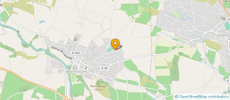 localisation de l'entreprise LEON  PENNAUTIER