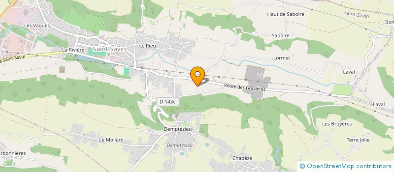localisation de l'entreprise LEON  SAINT-SAVIN