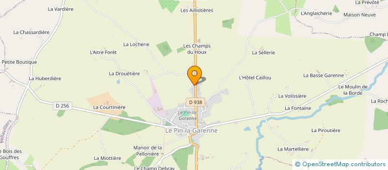 localisation de l'entreprise LEON ALEXIS ELECTRICITE GENERALE à LE PIN-LA-GARENNE