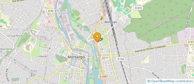 localisation de l'entreprise LEON'ART  MONTARGIS