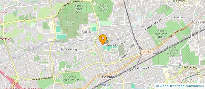 localisation de l'entreprise LEON BLUM à PESSAC